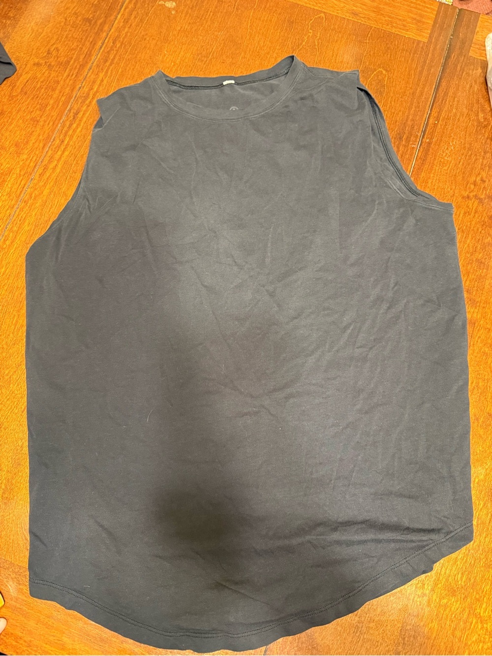 Lululemon Brunswick Muscle Tank Womens Large Black Sleeveless Shirt